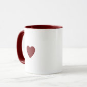 Maßgeschneiderte Valentine I Liebe You Teddy Bear  Tasse (Vorderseite Links)