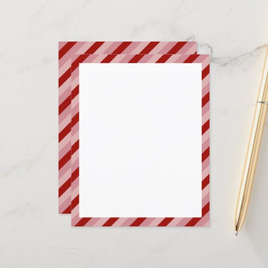 Maßgeschneiderte Valentinstreifen (Vorderseite/Rückseite Beispiel)