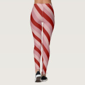 Maßgeschneiderte Valentinstreifen Leggings (Rückseite)