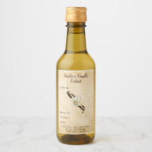 Maßgeschneiderte Vanilla Extract Flasche Etikett