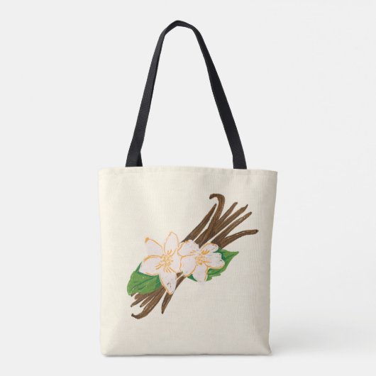 Maßgeschneiderte Vanilla Extract Tote Tasche (Rückseite)