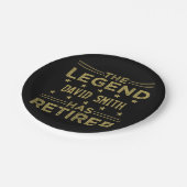 Maßgeschneiderte Verleumdung Pappteller (Schrägansicht)