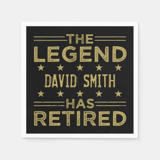 Maßgeschneiderte Verleumdung Serviette (Vorderseite)