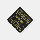 Maßgeschneiderte Verleumdung Serviette (Ecke)