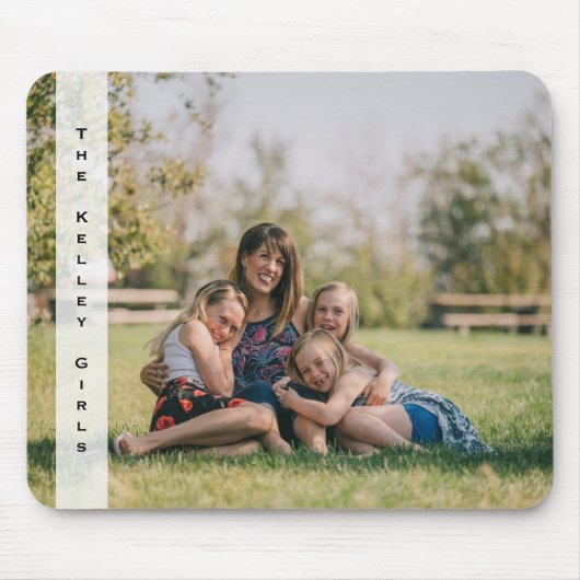 Maßgeschneiderte, vertikale Foto-Anpassung Mousepad (Vorne)