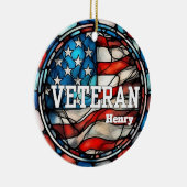 Maßgeschneiderte Veteran-Imitate aus Glas - Amerik Keramik Ornament (Rechts)