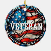 Maßgeschneiderte Veteran-Imitate aus Glas - Amerik Keramik Ornament (Hinten)