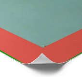 Maßgeschneiderte Vintage Bierwerbung Poster (Ecke)