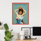 Maßgeschneiderte Vintage Bierwerbung Poster (Heimbüro)