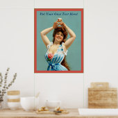 Maßgeschneiderte Vintage Bierwerbung Poster (Küche)