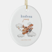 Maßgeschneiderte Vintage Flugzeugeinrichtung Keramik Ornament (Rechts)