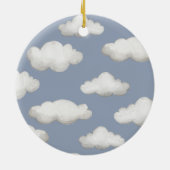 Maßgeschneiderte Vintage Flugzeugeinrichtung Keramik Ornament (Hinten)