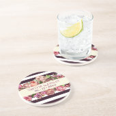 Maßgeschneiderte, Vintage, moderne, florentafarben Getränkeuntersetzer (Seite)