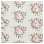 Maßgeschneiderte, Vintage Rosen Stoff (Muster)