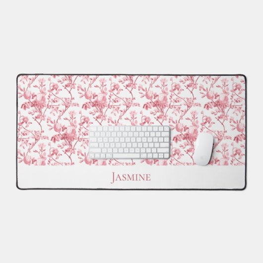 Maßgeschneiderte Vintage Rosenstöcke Schreibtischunterlage (Tastatur & Maus)