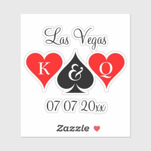 Maßgeschneiderte Vinyl Aufkleber für Las Vegas Hoc (Blatt)