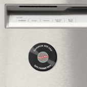 Maßgeschneiderte Vinyl-Aufzeichnungen Magnet (In Situ (Geschirrspüler))