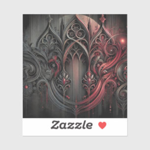 Maßgeschneiderte Vinyl Sticker - Gothic Black and 