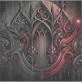 Maßgeschneiderte Vinyl Sticker - Gothic Black and  (Vorderseite)
