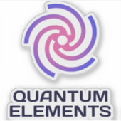 Maßgeschneiderte Vinyl Sticker Quantenelemente (Vorderseite)