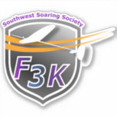 Maßgeschneiderte Vinyl Stickers mit SWSS F3K Emble Aufkleber (Vorderseite)