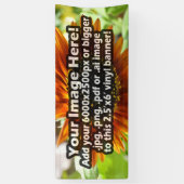 Maßgeschneiderte Vinyl Vollfarbdruck-Breite Banner (Vertikal)