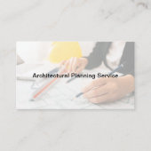 Maßgeschneiderte Visitenkarten für die Architektur Visitenkarte (Vorderseite)