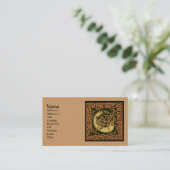 Maßgeschneiderte Visitenkarten für keltische Kunst Visitenkarte (Stehend Vorderseite)