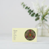 Maßgeschneiderte Visitenkarten für keltische Kunst Visitenkarte (Stehend Vorderseite)