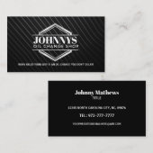 Maßgeschneiderte Visitenkarten für Ölwechsel Visitenkarte (Vorne/Hinten)