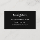 Maßgeschneiderte Visitenkarten für Ölwechsel Visitenkarte (Rückseite)