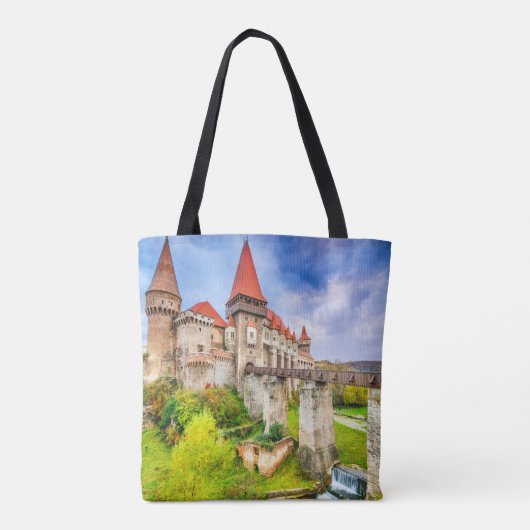 Maßgeschneiderte Volldrucktasche Corvin-Burg Tasche (Rückseite)