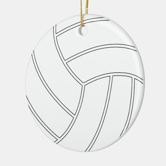 Maßgeschneiderte Volleyball Weihnachtsschmuck (Links)