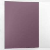 Maßgeschneiderte Vollfarbe Dreifach Gefaltete Einladung (Innen Erste Seite)