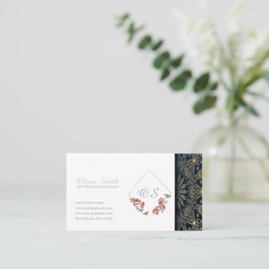 Maßgeschneiderte Vorlage 13 Visitenkarte (Stehend Vorderseite)