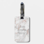 Maßgeschneiderte Vorlage für das Gepäckanhänger Ro (Rückseite vertikal)