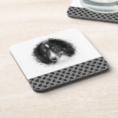 Maßgeschneiderte Vorlage für das Heimtierfoto und  Getränkeuntersetzer (Linke Seite)