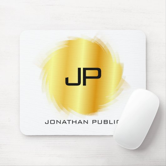 Maßgeschneiderte Vorlage für das Metallic Gold Loo Mousepad (Mit Mouse)
