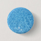 Maßgeschneiderte Vorlage für den Pool Blaues Wasse Button (Vorderseite)