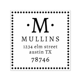 Maßgeschneiderte Vorlage für die 1.5"x1.5"-Briefma Permastempel