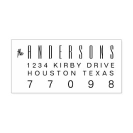 Maßgeschneiderte Vorlage für die 2.9 x 1.2"-Briefm Permastempel