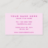 Maßgeschneiderte Vorlage für die Werbegeschenkkart Visitenkarte (Rückseite)