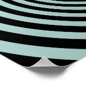 Maßgeschneiderte Vorlage für dunkelblaue und schwa Poster (Ecke)
