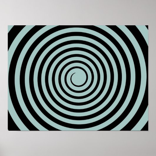 Maßgeschneiderte Vorlage für dunkelblaue und schwa Poster (Vorne)