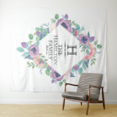 Maßgeschneiderte Vorlage für florale Rahmen Wandteppich (Beispiel (Horizontal))