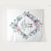 Maßgeschneiderte Vorlage für florale Rahmen Wandteppich (Vorderseite (Horizontal))