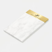 Maßgeschneiderte Vorlage für Gold und Marmor Moder Post-it Klebezettel (angewinkelt)