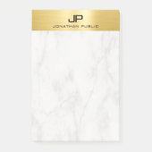 Maßgeschneiderte Vorlage für Gold und Marmor Moder Post-it Klebezettel (Vorderseite)