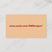 Maßgeschneiderte Vorlage für Kerzen Visitenkarte (Rückseite)