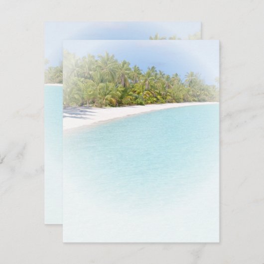 Maßgeschneiderte Vorlage für Meerespalmen (Vorne/Hinten)